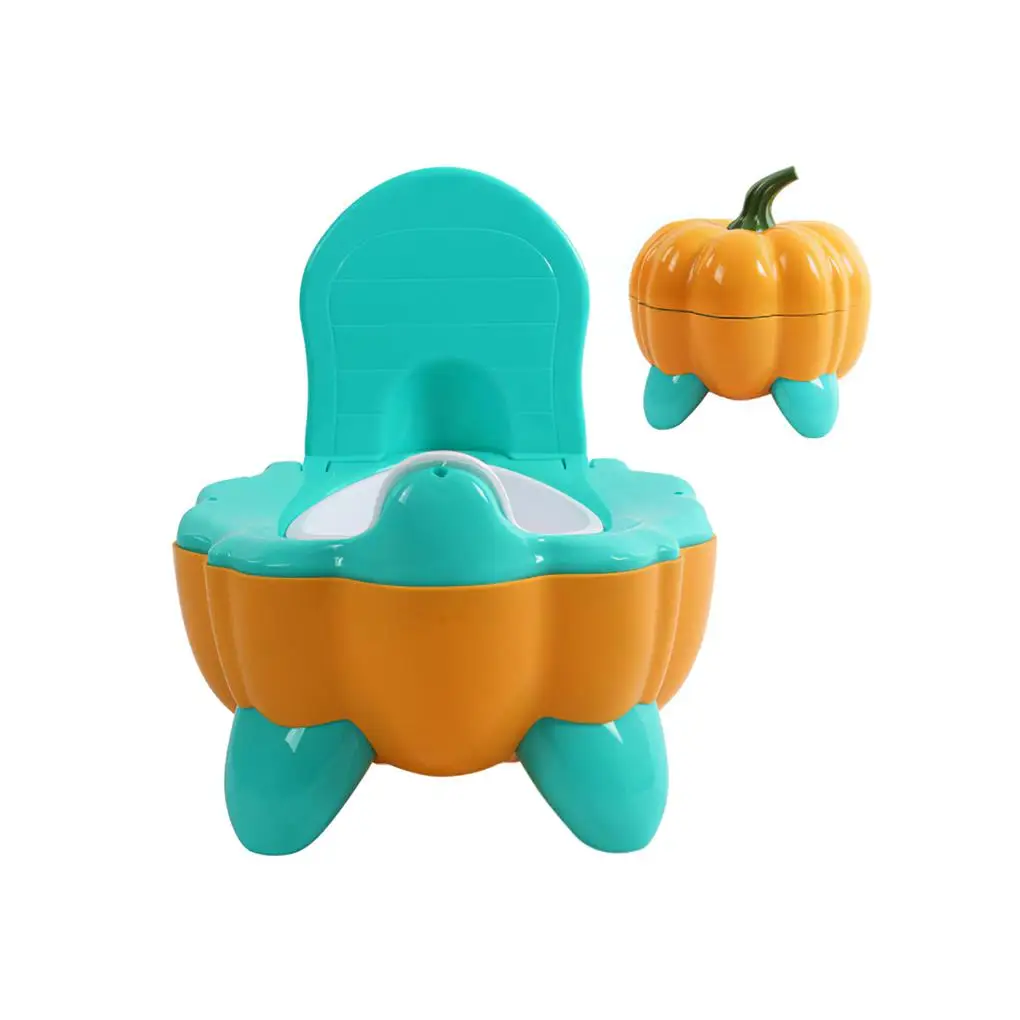 Cute Baby Pumpkin Bowl Cartoon Training Pan Durable Practical Plastic Toilet Pumpkin for 0-2 Years Old