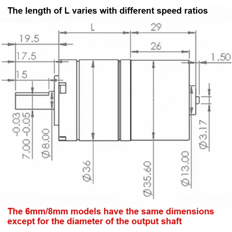 ماكس 60 كجم 36 مللي متر 3626 فرش تيار مستمر تخفيض الكواكب موتور تروس 12 فولت 24 فولت 30000 ساعة مصغرة كبيرة عزم الدوران تنظيم السرعة المحرك
