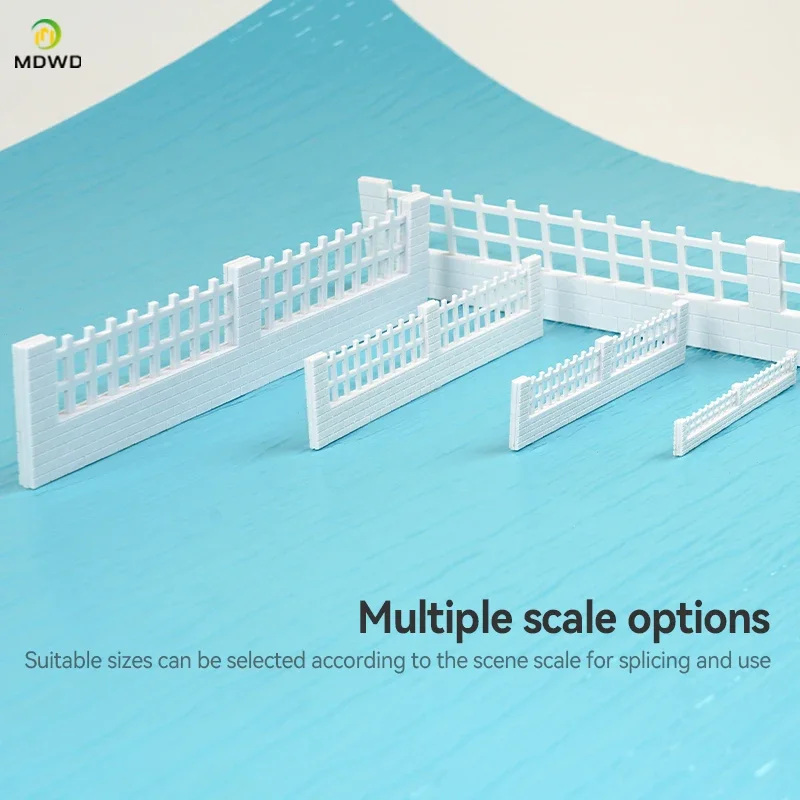 

1Pcs/Lot Miniature Plastic Fence Model Scale 1:50-200 for Railway Building Sand Table Scene Materials Diorama Kits