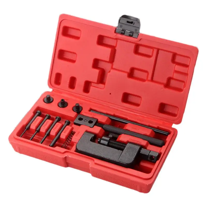 

Chain Breaker Tool Kit Bike Chain Repair Kit Chain Link Repair Motorcycle Chain Breaker Chain Rivet Tool For Motorcycles Road