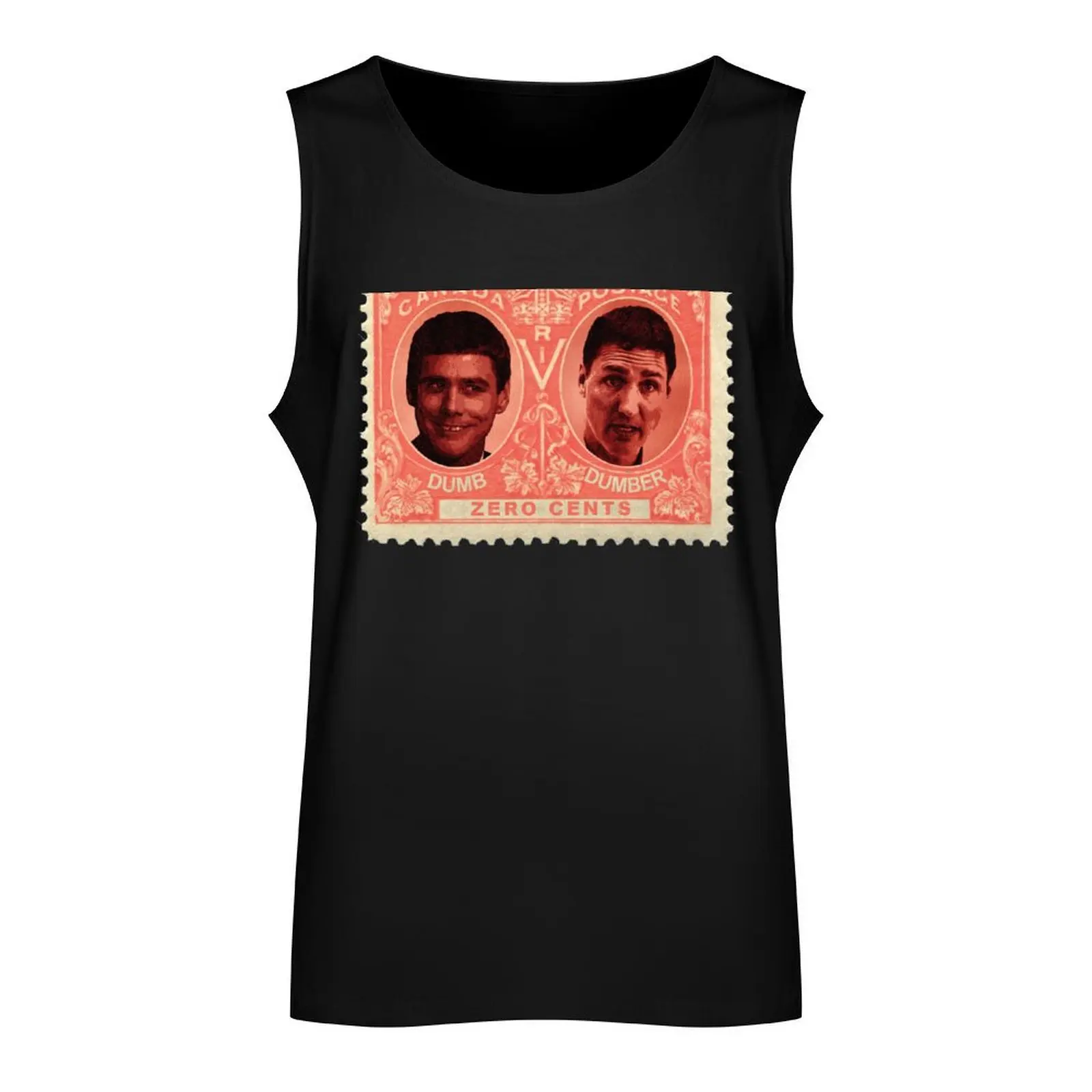 Trudeau Haircut : Dumb and Dumber - Funny Tank Top mens gym clothes Male clothes Men's t shirt