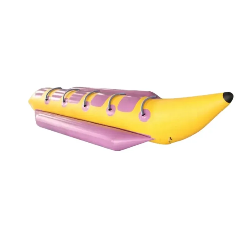 Wholesale High Quality Inflatable 5 Person Traction Tube Fly Fishing Tube Inflatable Banana Boat Water Games