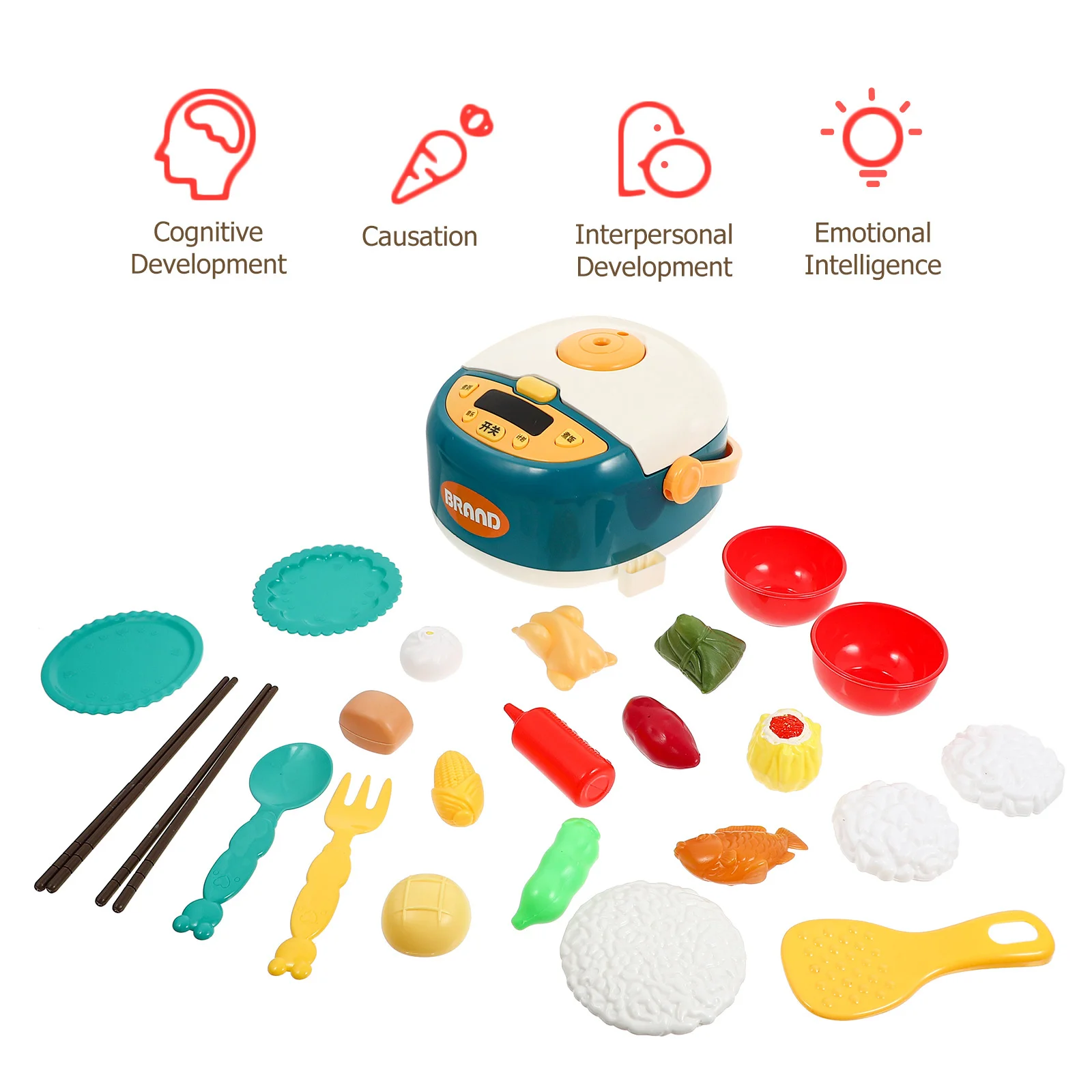 1 セットシミュレーション電気調理器子供用調理ままごとセットスプレー機能手と目の調整のための模倣キッチン調理