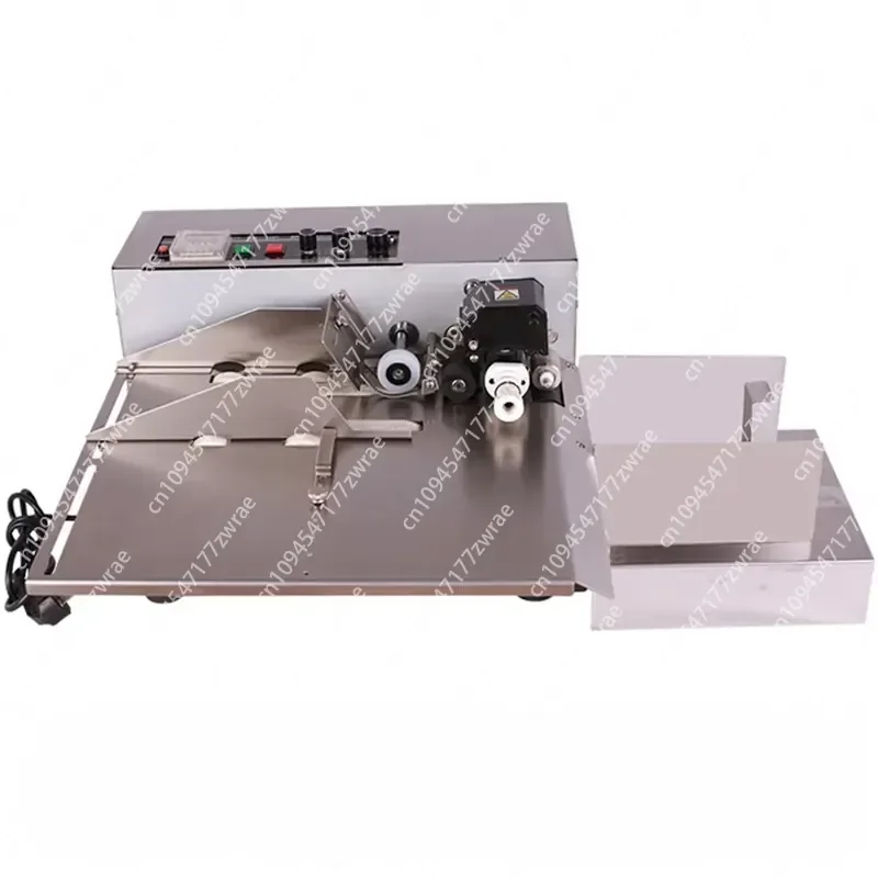 Conveyor Coding Machine With Ink Roller for Date Batch Expiry on Paper Box Plastic Bag Label Food Beverage Cosmetic Cardboard