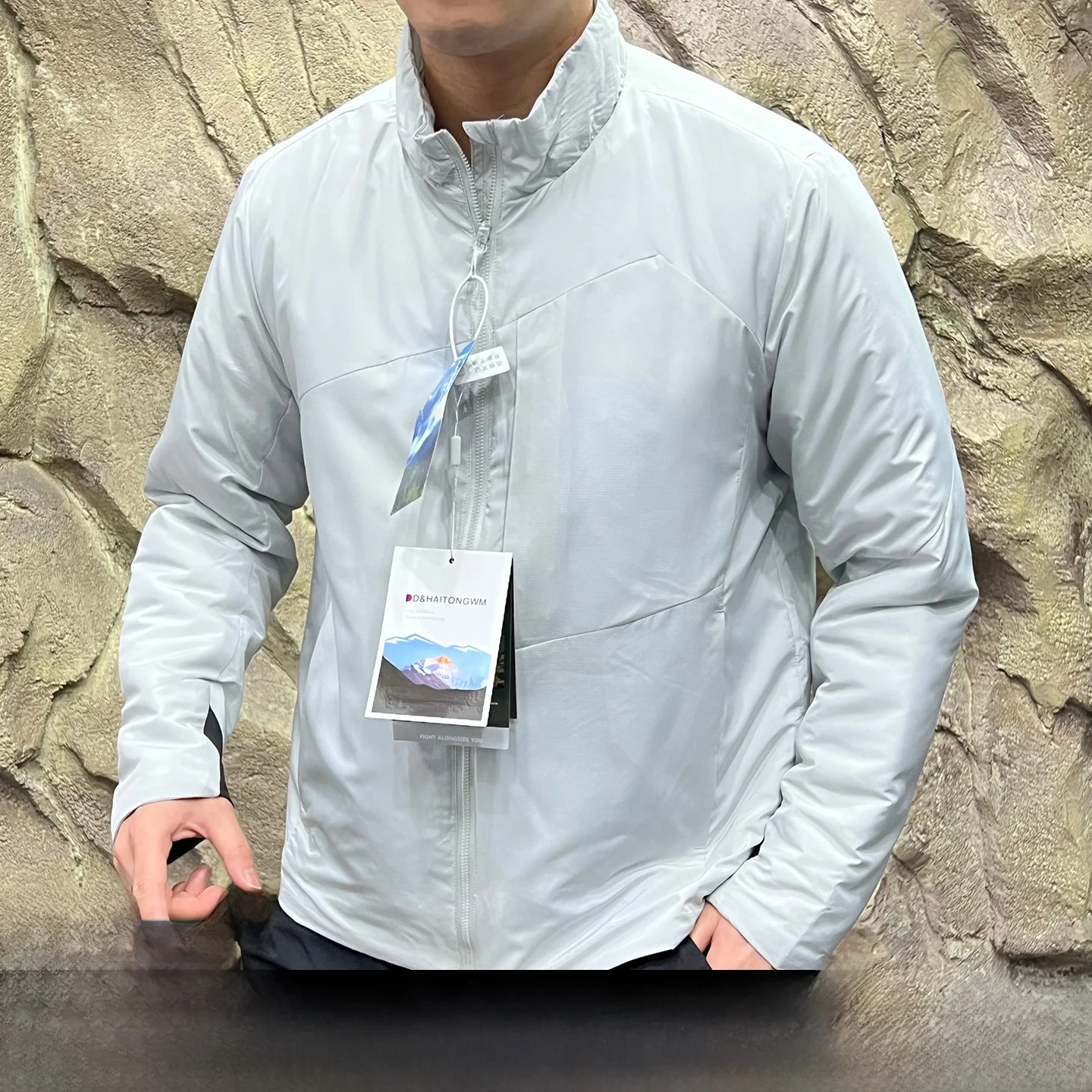 

Lightweight Casual Commuter Men's Cotton Jaet Windproof Water-Resistant Stand Collar Outdoor Mountain Series Warmth