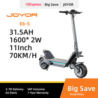 JOYOR E6S 3200W Dual Motor Off-Road Electric Scooter Double Drive Hoverboard 60V31.5AH Battery Foldable 2Wheel Electric Vehicle