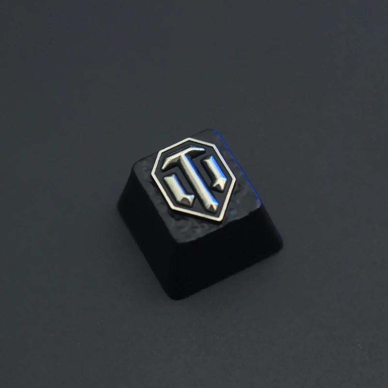 KeyStone-Teclado mecánico con temática World of Tanks, accesorio de aleación de aluminio, altura R4, para Cherry MX axis, 1 unidad