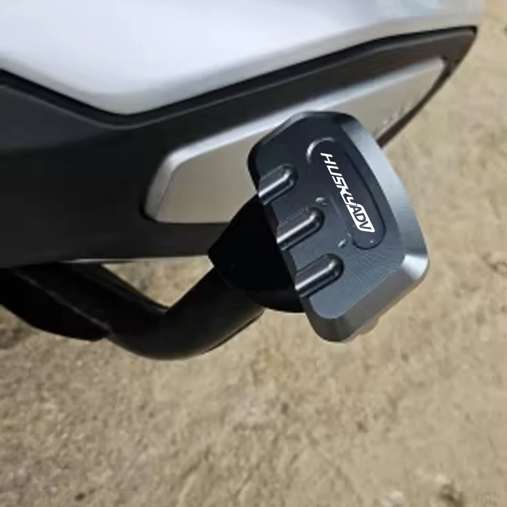 Motorcycle Accessories Foot Side Brace Pad Sidestand Extension Pad Kickstand Plate Enlarger Pad For SYM HUSKY ADV150 ADV 150