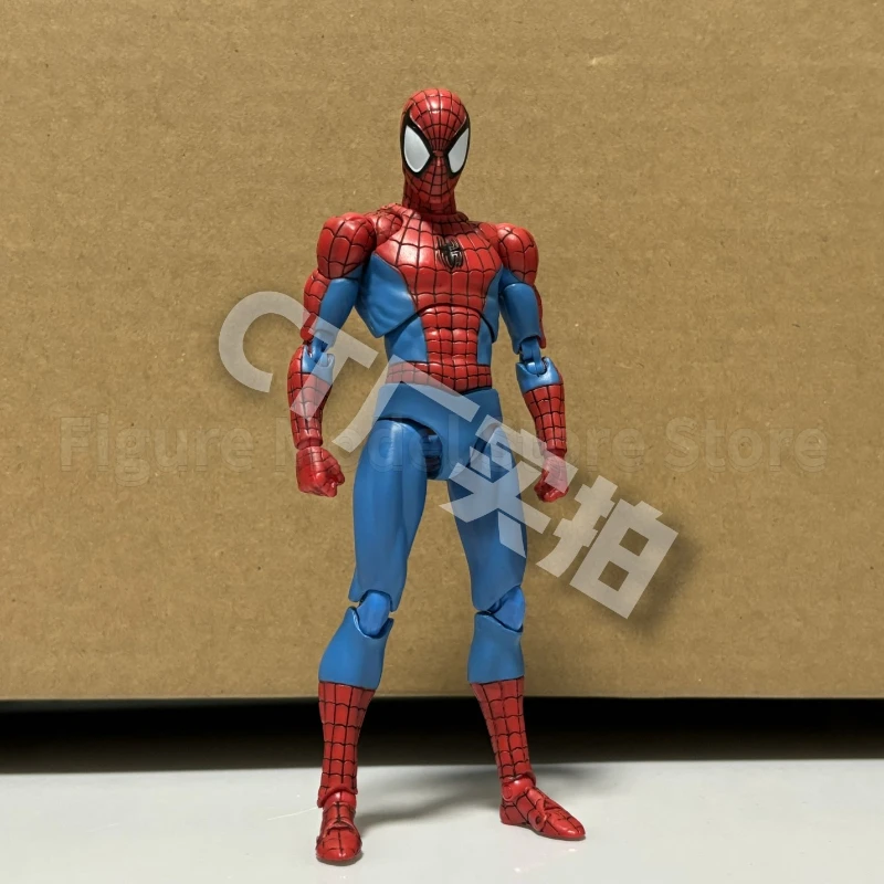 En Stock CT Toys KO NO.185 SHF el increíble disfraz clásico de Spider Man Ver Peter Parker Anime figuras de acción modelos PVC