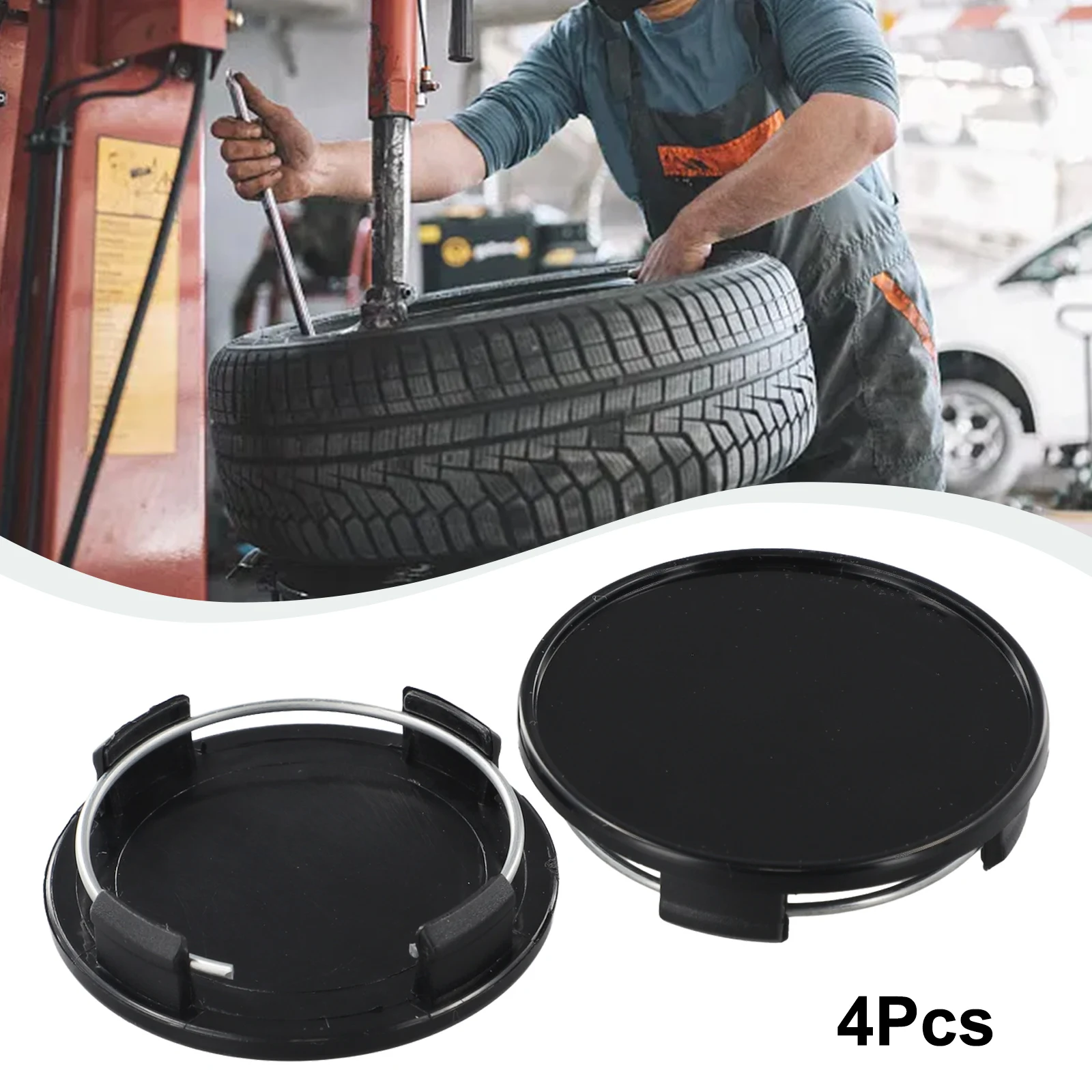 Rims Wheel Hub Cap Styling Tire Trim Trucks Tyre Vehicles 4PCS Car Center Cover Front & Rear Moulding Practical