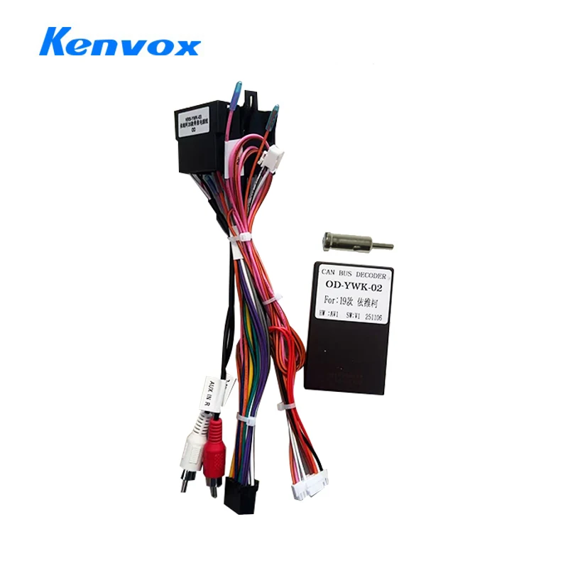 16pin android Car Radio stereo Canbus box Wiring plug Harness cable adapter For Iveco Daily Bronte KLEN 2013 2019