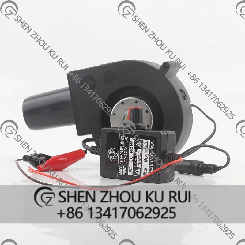 Cooling Fan Wholesale Factory Supply Outdoor Barbecue Blower 9733 PWM Governor High-speed Portable Blower BFB1012UH DC12V 6.00A
