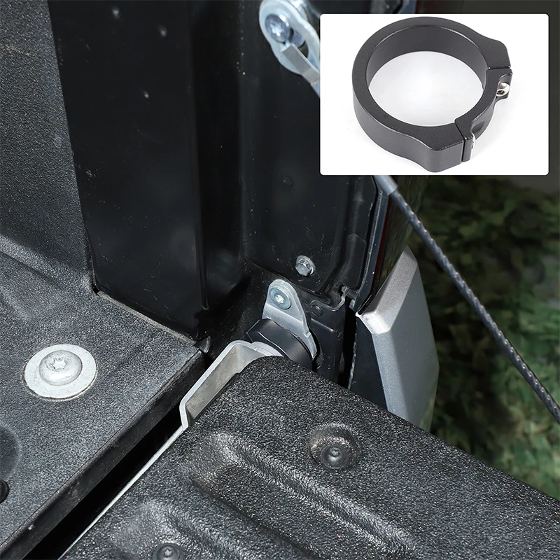 

Auto Tailgate Anti-theft Ring Aluminum Alloy Black Red Fit For Toyota Tacoma 2024+Toyota Tundra 2014+car Interior accessorie