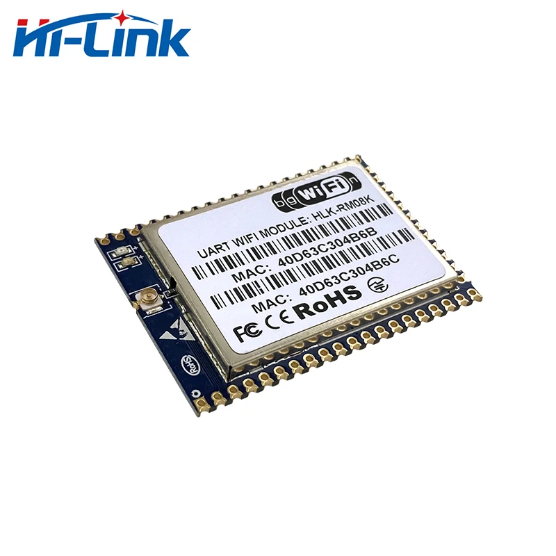 Free Shipping 100pcs New Low-cost Embedded UART-ETH-WIFI Module HLK-RM08K Low Power Consumption Smart Electronic