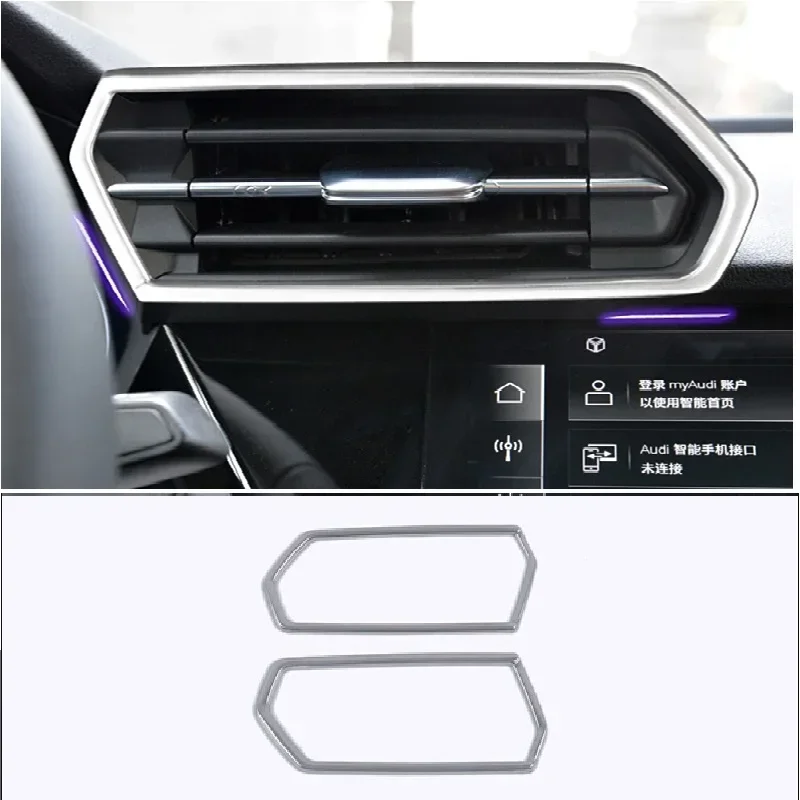 

Car Front Dashboard Air Vent Outlet Frame Trim Decoration for Audi A3 8y 2022 2021 Accessories Auto Styling Parts