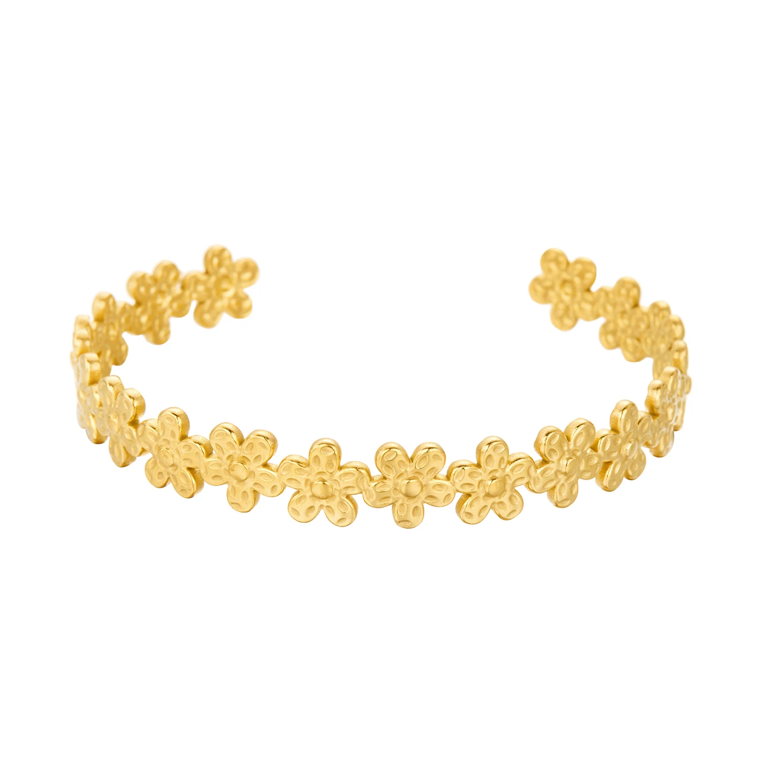Punk Metall Edelstahl Armbänder Set Für Frauen Böhmen Herz Aushöhlen Offene Einstellbare Manschette Armreif Gold Farbe Schmuck Geschenke – Detail 7
