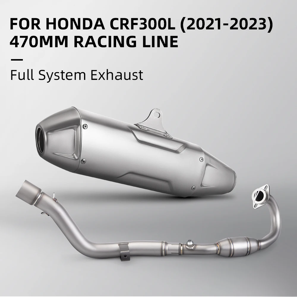 

Full motorcycle exhaust muffler system For CRF300L / Rally CRF300 2021-2023 S H3SO10