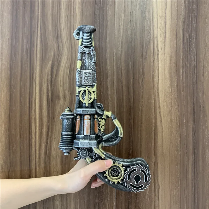 1:1 Revolvers Future Warriors Weapon Coloured Gun Strange Technology Revolvers Cosplay Awakening Magic Sword Safety PU 32cm