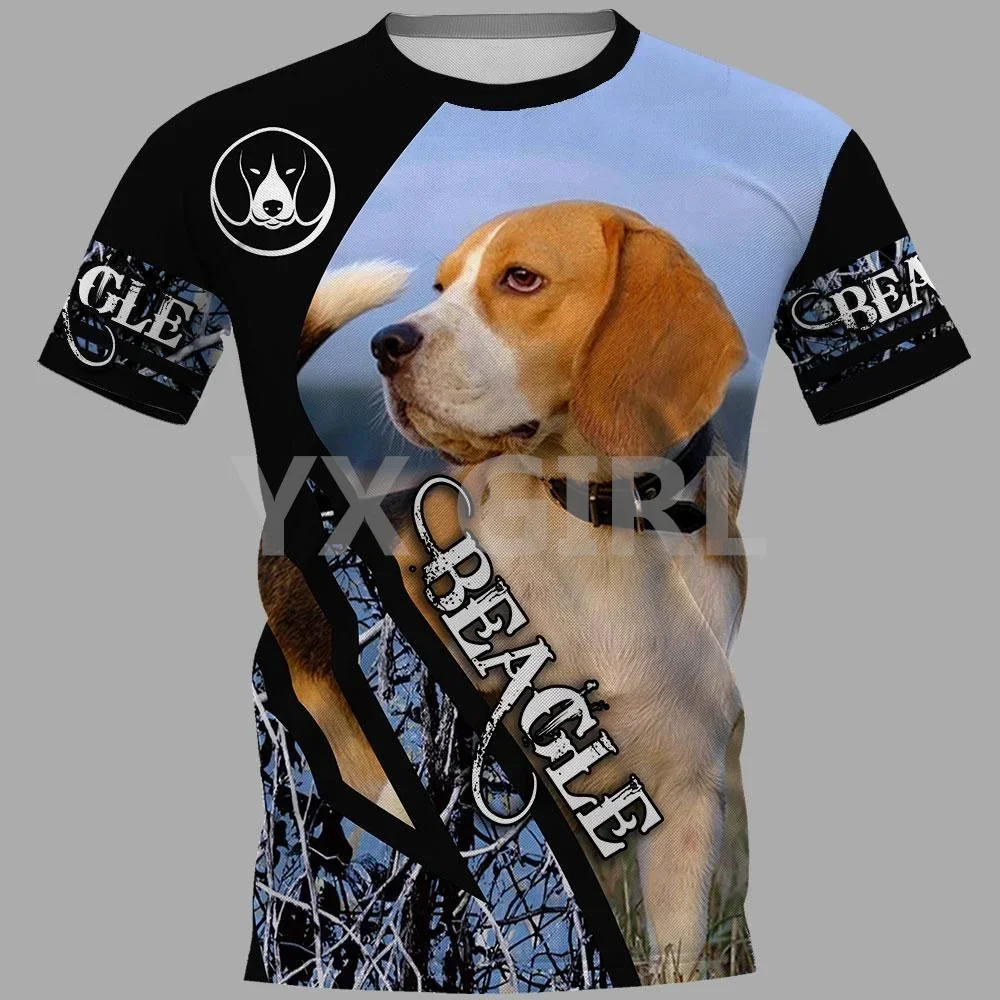 Doberman/Rottweiler Dog/Beagle Dog 3D All Over Printed T Shirts Funny Dog Tee Tops shirts Unisex Summer T-Shirts