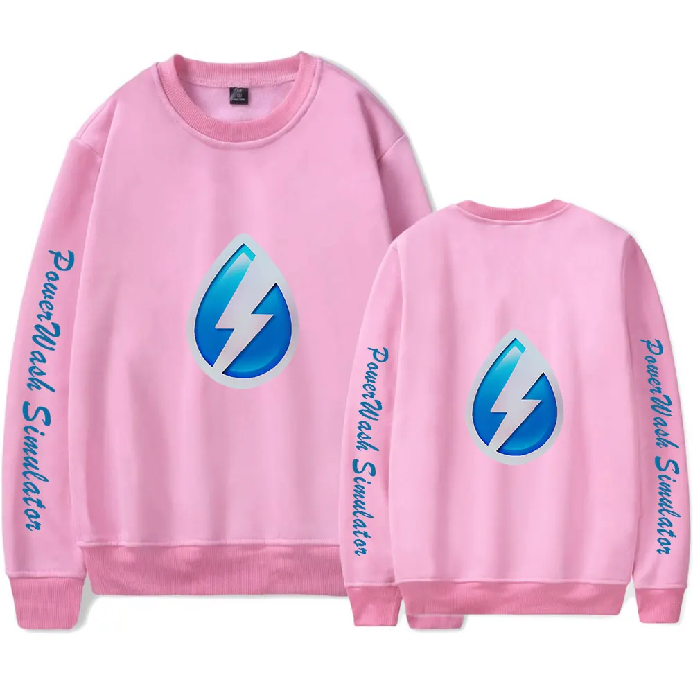 

Power Wash Simulator round neck sweatshirt Printed graphic capless sweatshirts long Sleeve unisex sweatshirt pullovers