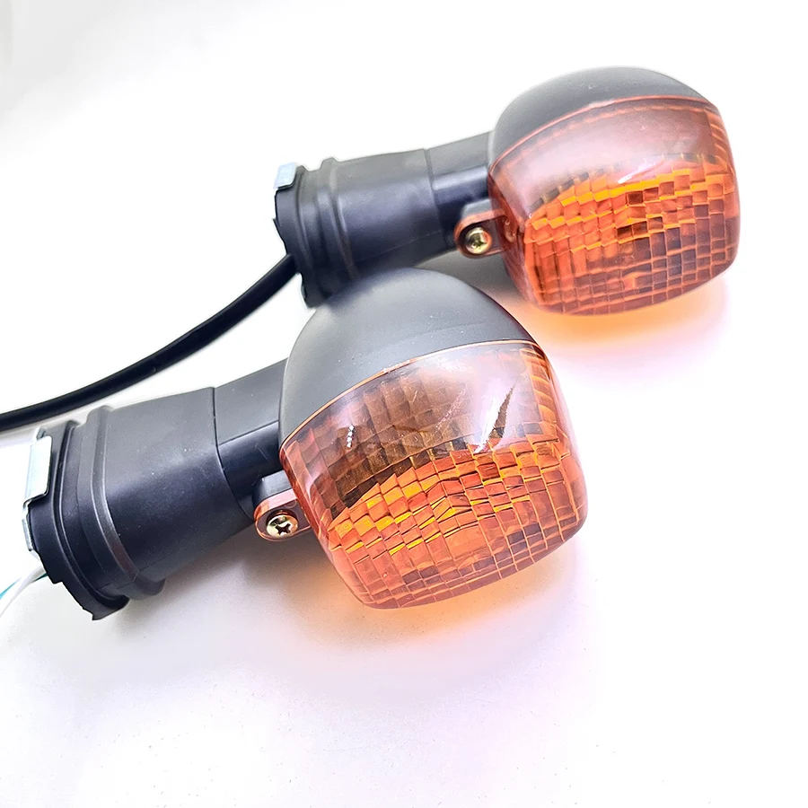 2PCS Front Motorcycle Turn Signal Light Indicator Lamp For kawasaki ZXR250 ZXR400 ZXR750 ZXR KLE 250/400/500 ZRX1200R ZRX1200S