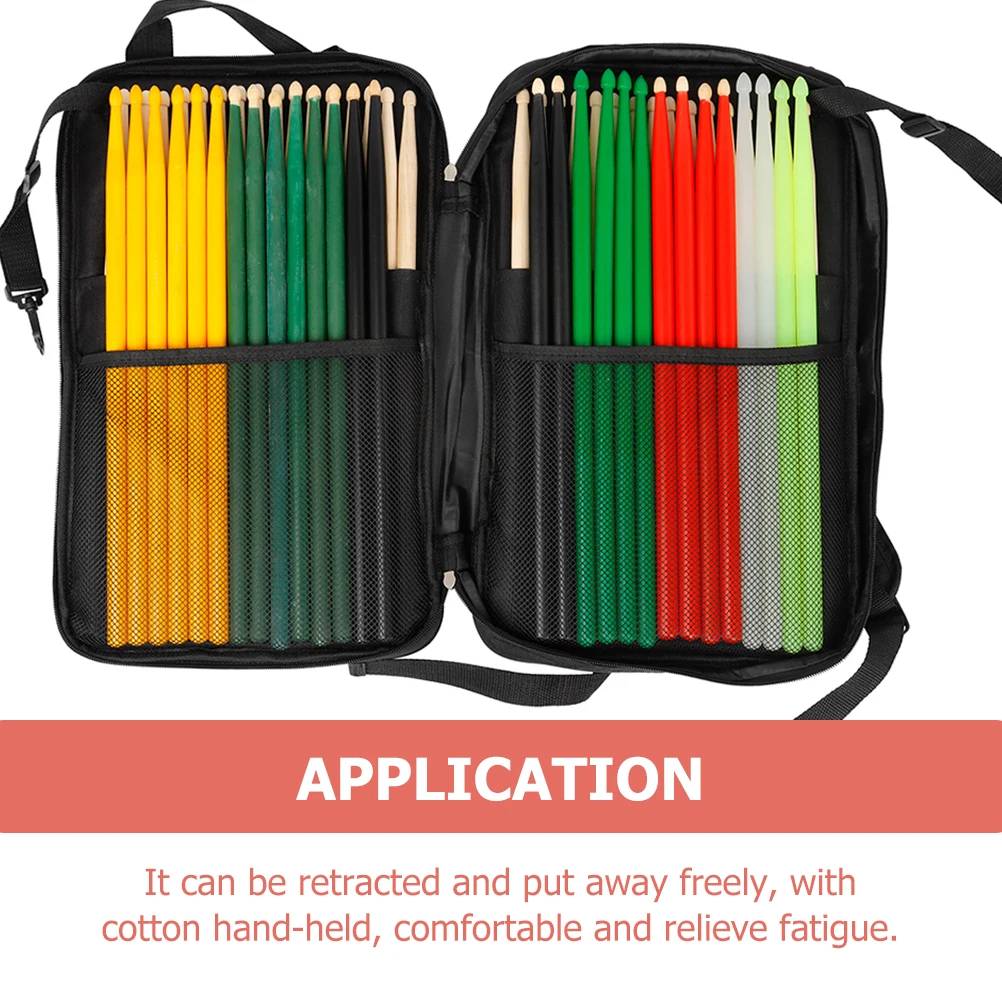 

Waterproof Bag for Percussion Large Storage Oxford Cloth Drumsticks Holder Sturdy Design Professional Carry