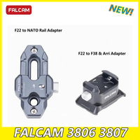 FALCAM F22 to F38 Arri Gear Adapter & F22 to NATO Rail Adapter Quick Release Aluminum Alloy Camera photograph Accessories