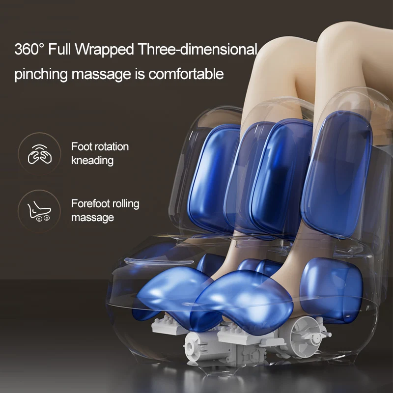 Massage Airbag Wrapped Fatigue Relieve Health Care Gift JinKaiRui Electric Roller Foot Massager With Heating Kneading Leg Calf