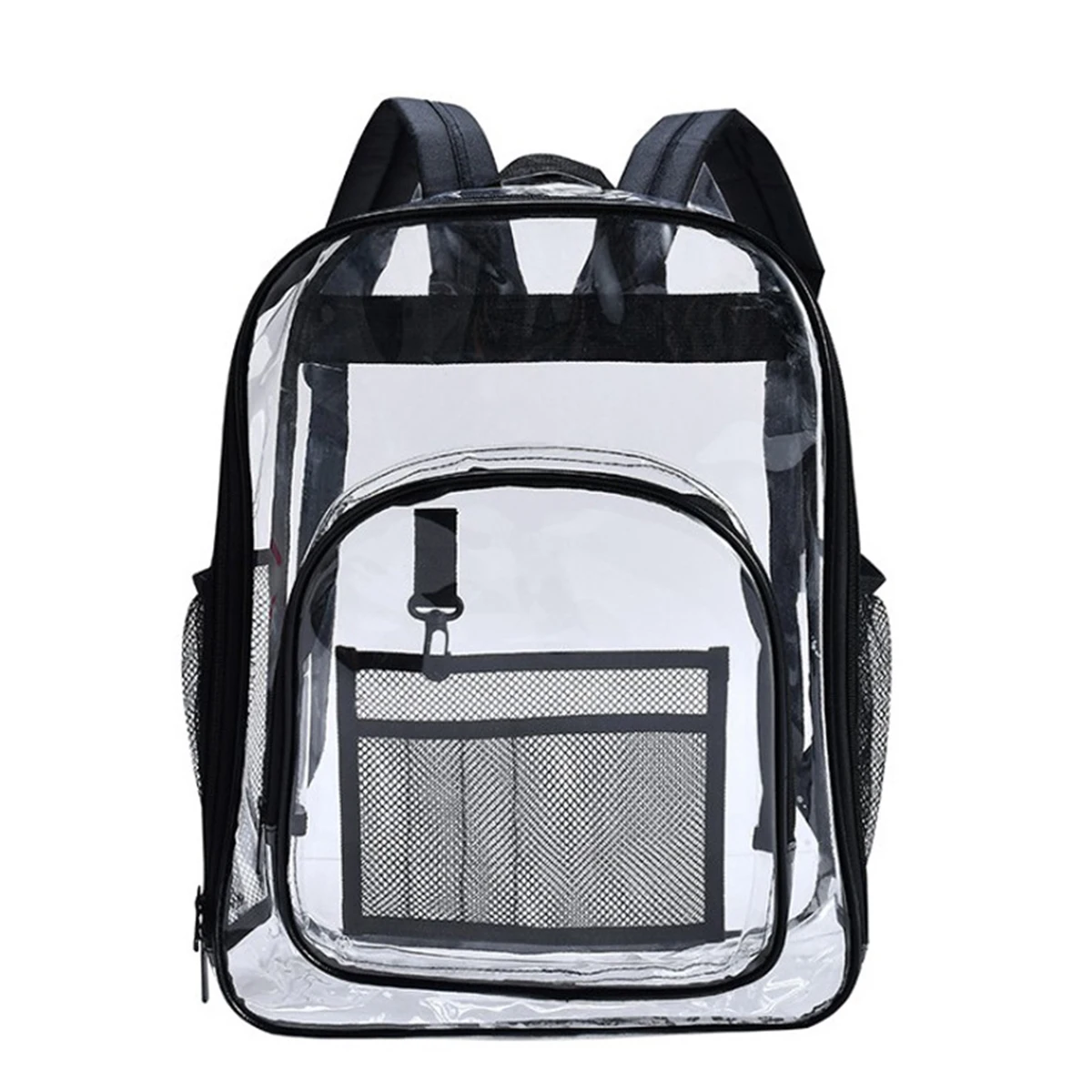 Fashion Transparent PVC Backpack Waterproof Women Backpacks Clear Backpacks for Teenagers Outdoor Sport Large Capacity Bag