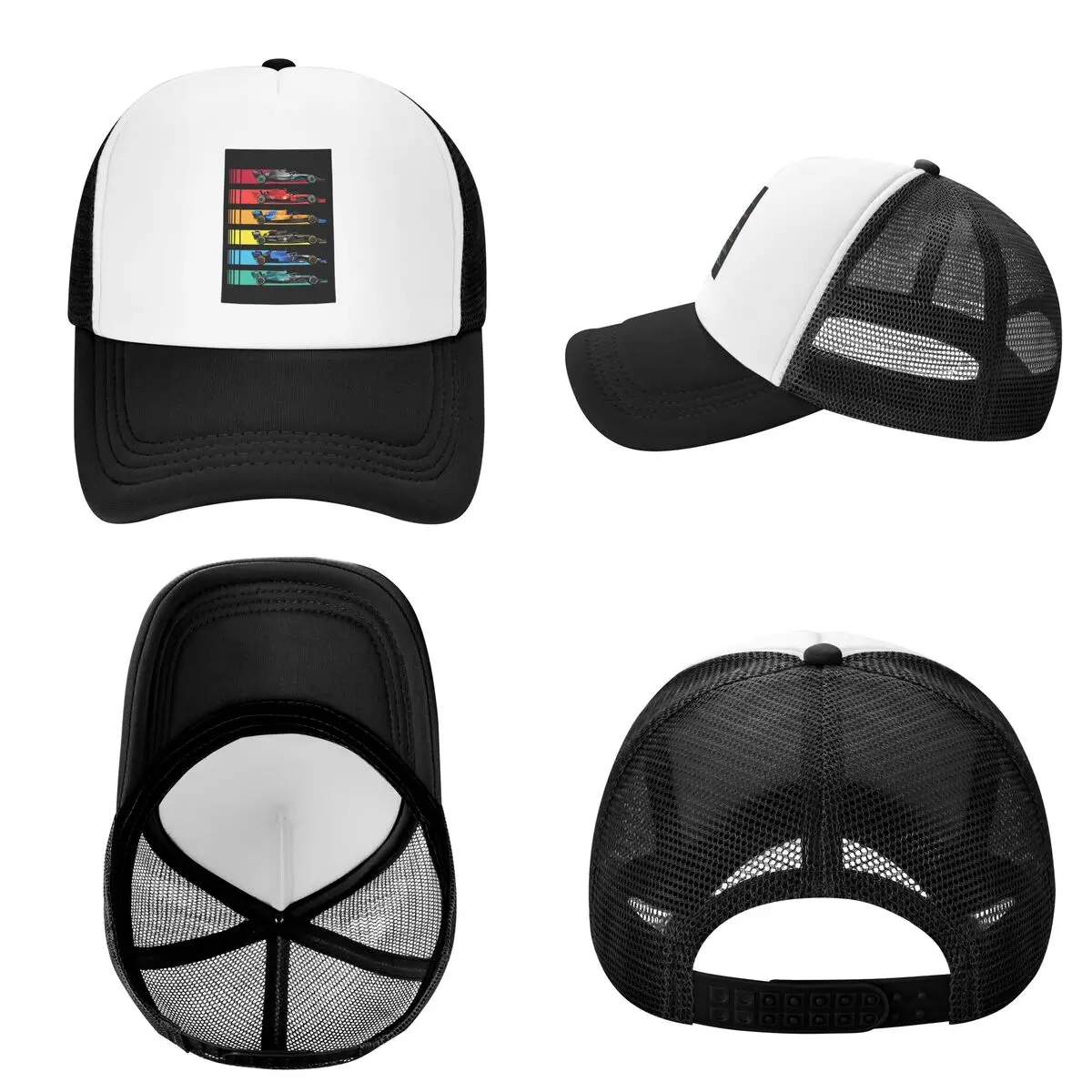 Formula Racing Cars 2023 Cap Casual Mesh Baseball Caps Adjustable Hat Hip Hop Summer Unisex Baseball Hats