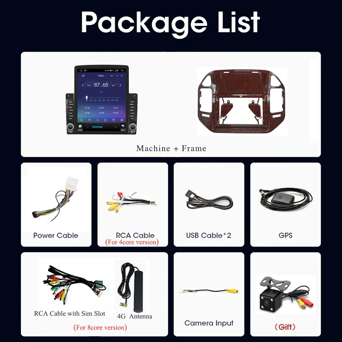 8G+128G Android 14 For Mitsubishi Pajero 1999 - 2006 Car Radio Audio Multimedia Stereo PC Tablet GPS Monitor DVD Carplay Auto