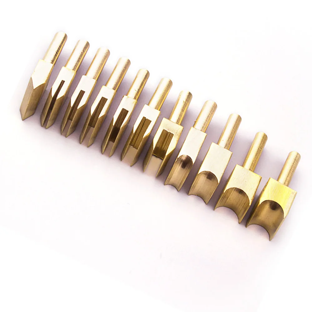 Leather Electric Brass Solder Soldering Iron Tip To Burn The Edge Leather Craft Press Edge Sealing Machine Line Pyrography Tool