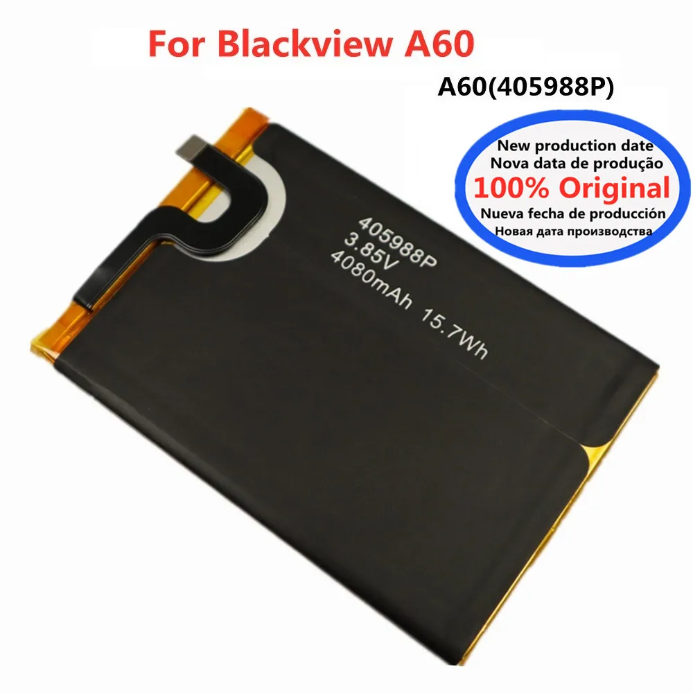 

4080mAh Original High Quality Battery For Blackview A60 405988P Mobile Phone Battery Batteria Fast Deliver + Tracking Number