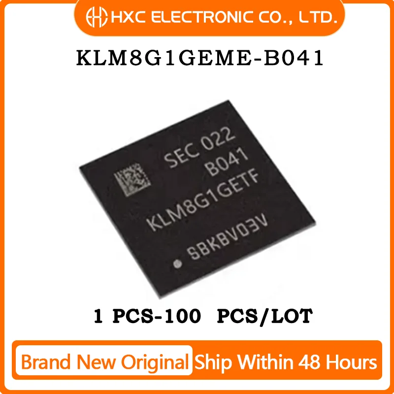 

Free Shipping 1PCS/10PCS/50PCS/100PCS KLM8G1GEME-B041 KLM8G1GEME FBGA153 Brand New Original IC CHIP