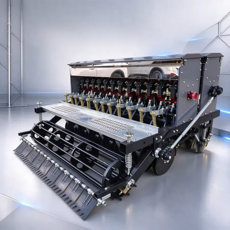 8-Line Wheat Seeder Sowing and Fertilizing Machine Multi-line Agricultural Equipment
