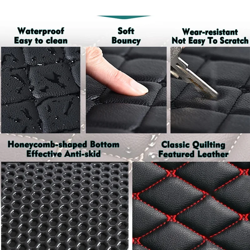 Cargo Liner Custom Car Trunk Mats For Chevrolet Bolt EV 2017 2018 2019 2020 2021 2022 Car Mat Accessories Carpet view 4