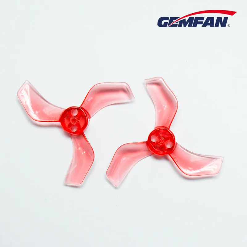 Gemfan 1635 Durable PC 3-Blade Micro Propellers 12 Pairs, Random Color, Balanced Flight Performance