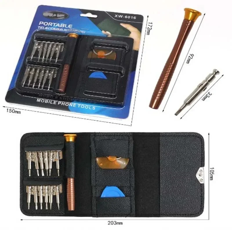 1 Set Precision Screwdriver Set 25 In 1 Repair Tool Kit Small Screwdriver Set Star/Y-type/Flat-blade/Triangle Screwdrivers