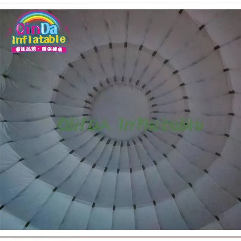 Popular White LED Lighting Giant Inflatable Igloo Advertising Dome Inflatable Dome Tent For Outdoor Event