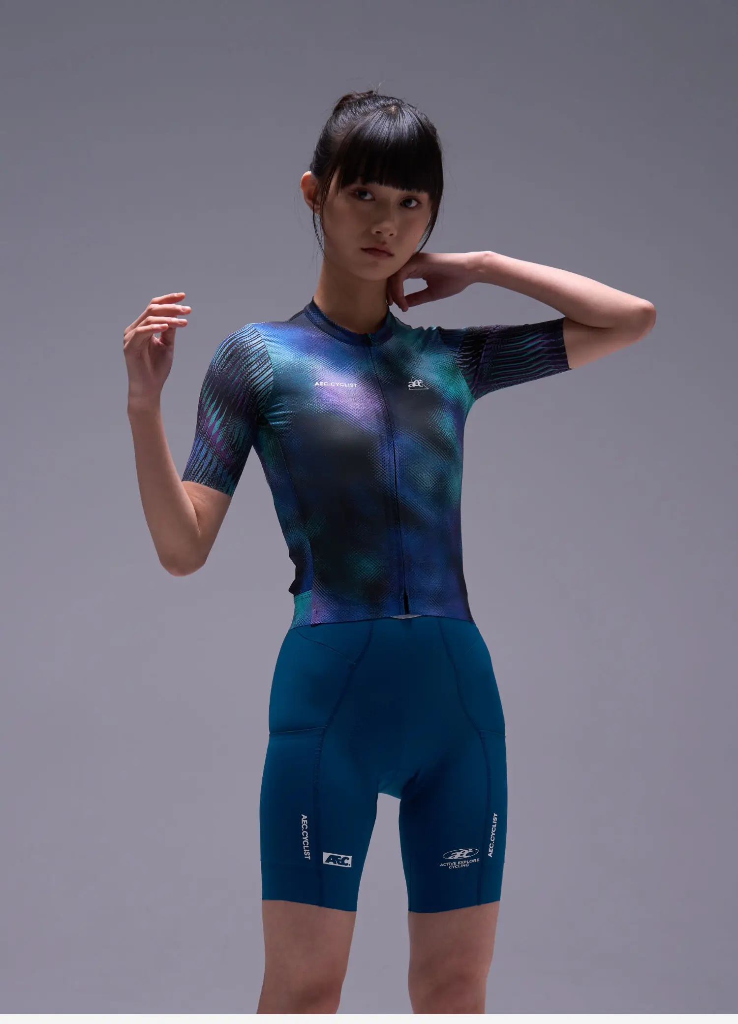 AEC YAOYING Serie Herren-Radtrikot Damen Slim Pro Bike Tops 2026 Sommer Kurzarm Fahrrad-Shirts Schnelltrocknend – Detail 17