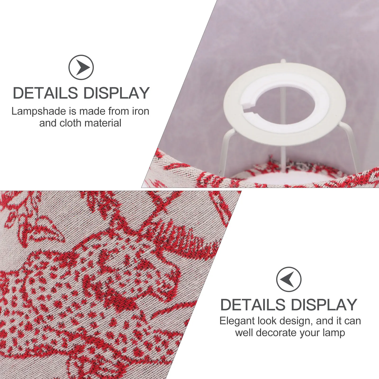 

Железный абажур с вышивкой, романтический мягкий светильник, чехол для настольной напольной настольной лампы, элегантный абажур для комнаты, абажур с вышивкой