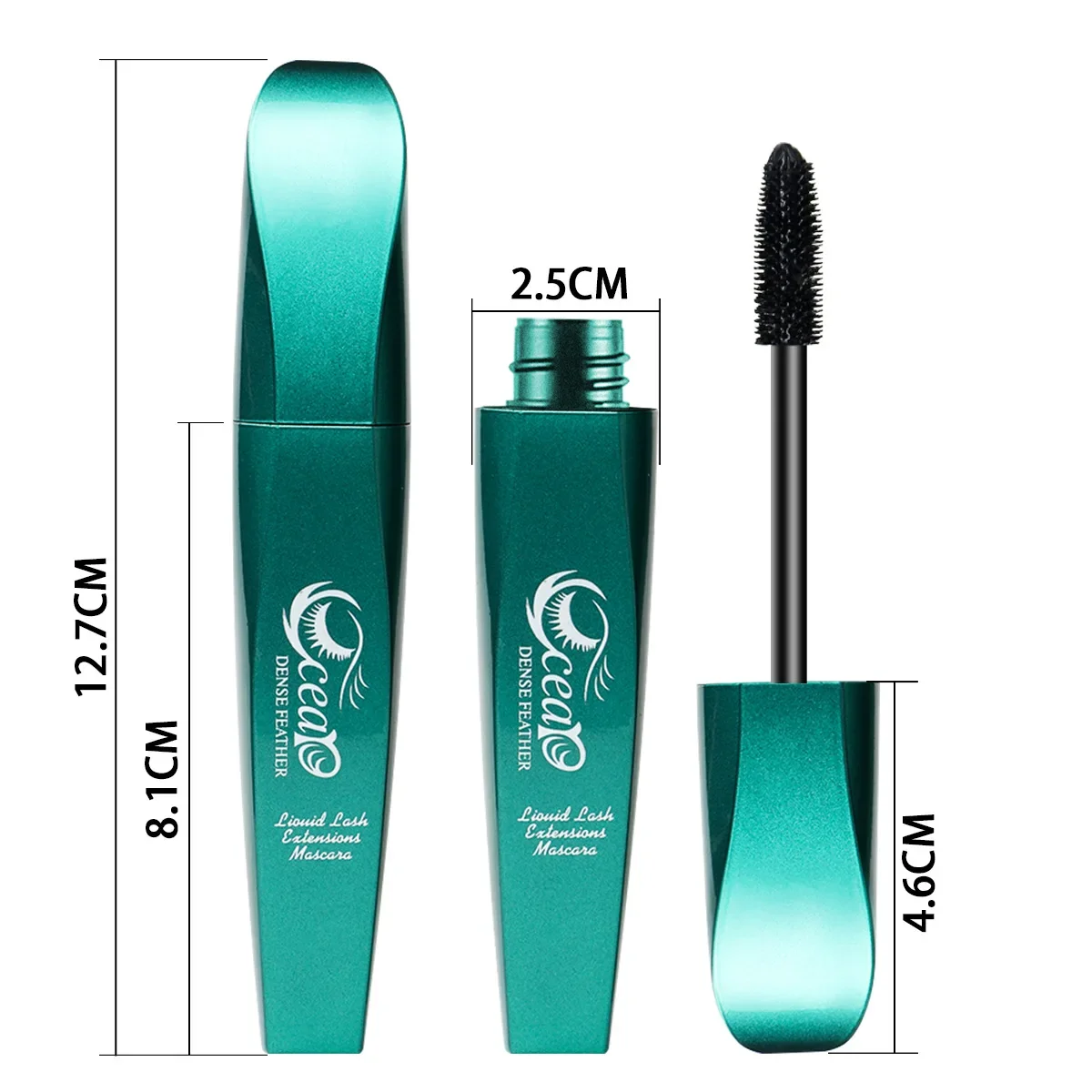 New Black Mascara Dense Curly Slender Eyelashes Waterproof Natural Easy To Makeup Quick Drying Long-lasting Fashion 4D Mascara