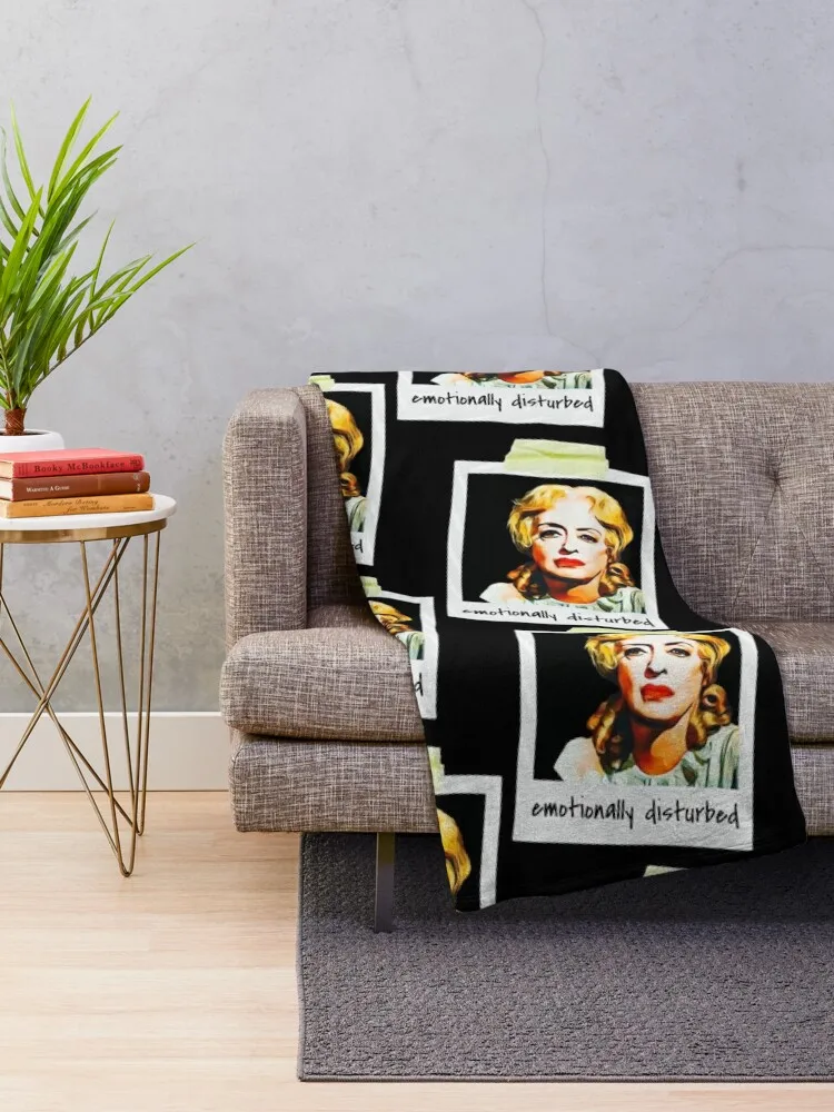 Baby-Jane Hudson - Bette Davis Emottionnally Disturbed Throw Blanket Sleeping Bag Travel Blankets