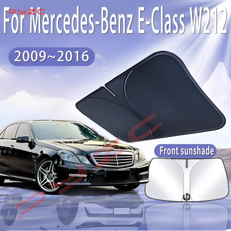 

Foldable Car Sun Visor For Mercedes-Benz E-Class W212 2009~2016 MK4 Front Windshield Sunshade Heat Insulation Summer Accessories