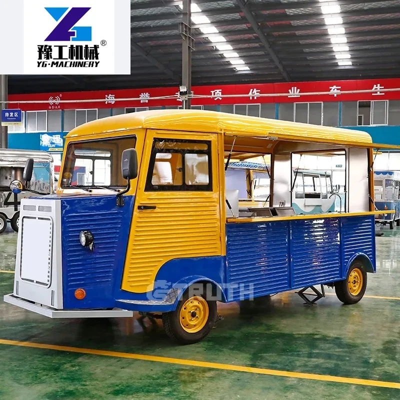 Customized Street Mobile Motor Food Cart Hamburgers Carts Food Cart For Sale Bbq Cheap Food Trailers Fully Equipped