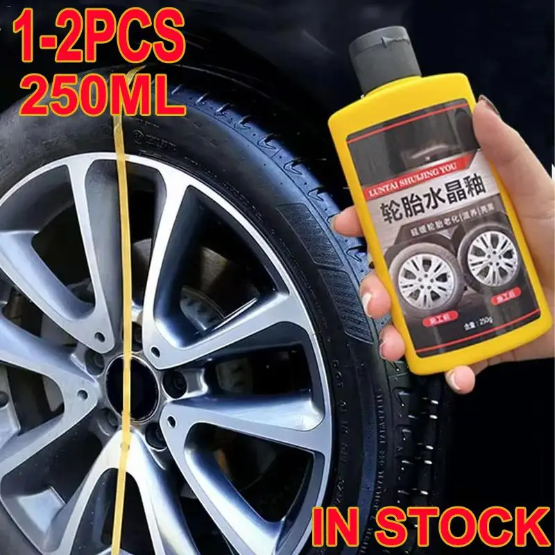 Revestimiento de neumáticos brillante, revestimiento permanente de brillo de neumáticos, recubrimiento y vendaje líquido para neumáticos, vendaje de brillo de neumáticos de larga duración de 280ml para coche