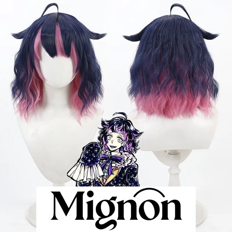 

Демон Принц кошки Дьявол Рамли косплей парик волнистый градиент кожи головы подарок на Хэллоуин