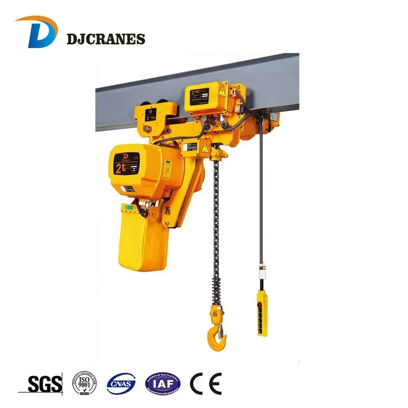 

Lifting equipment chain pulley block electric hoist manufacturer crane