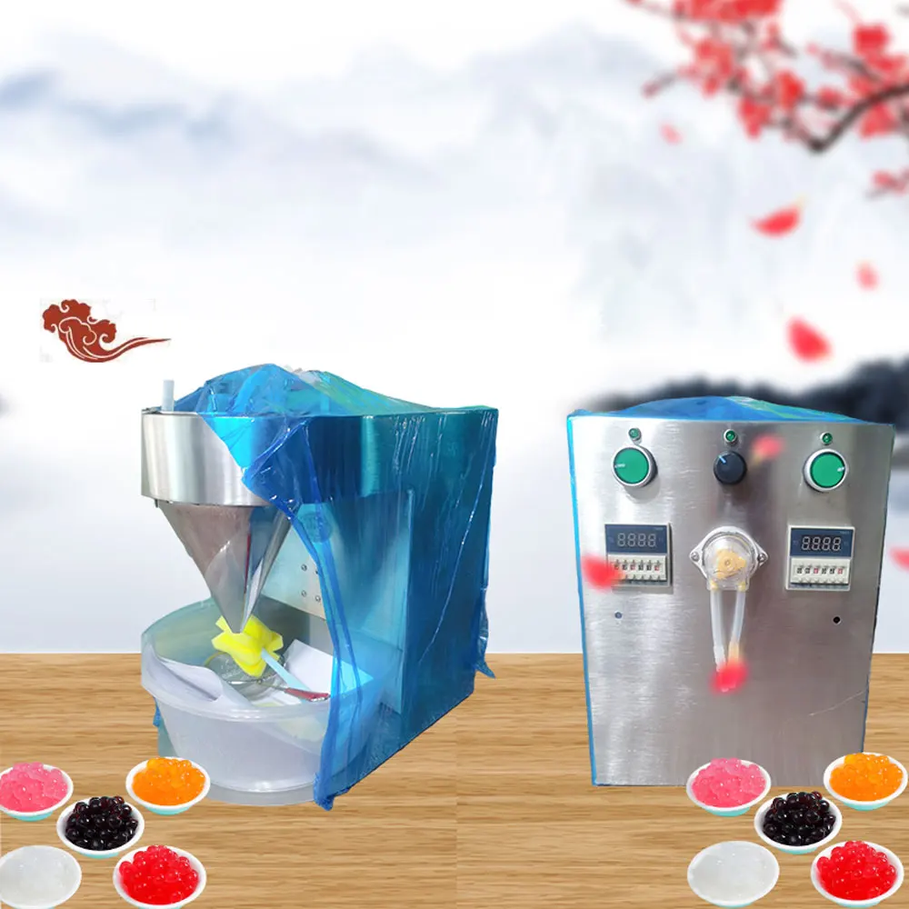Piccola macchina commerciale automatica per sabbiatura di perline macchina per palline di perle di gelatina macchina per palline di tapioca