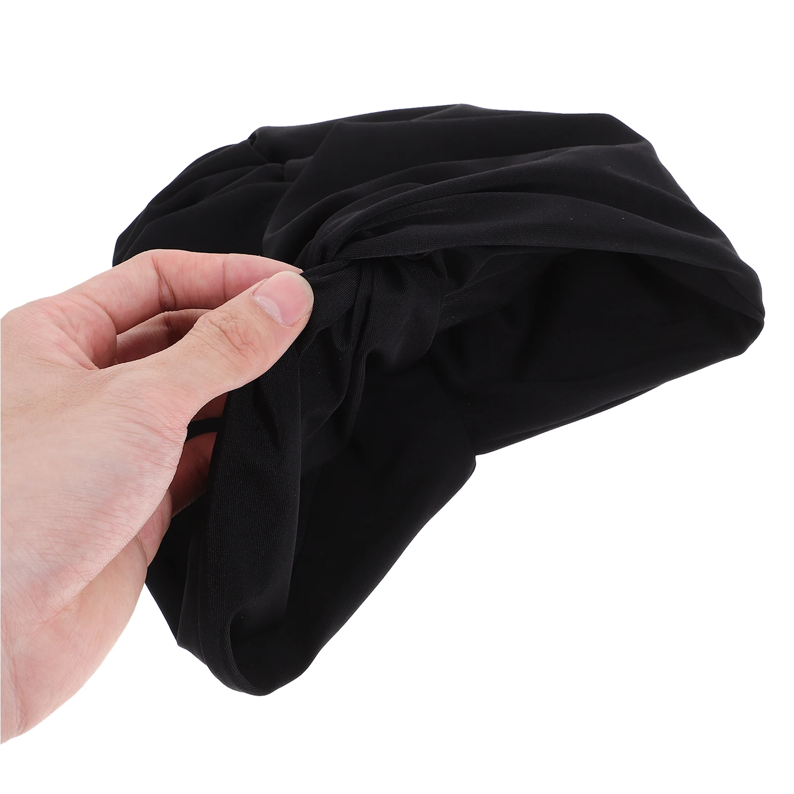 

Beach Hat Pleated Swim Cap Bathing Caps for Women Swimming Lined Comfortable Nylon Short Hair